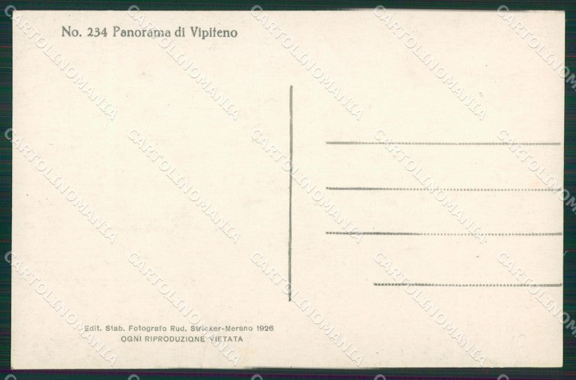 Bolzano Vitipeno Foto cartolina ZK5183 – retro