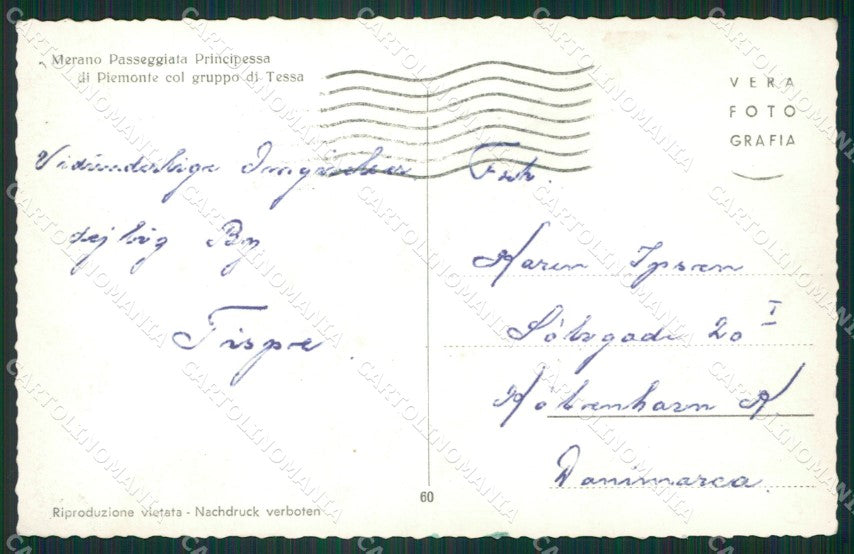 Bolzano Merano Foto cartolina ZK5185 – retro