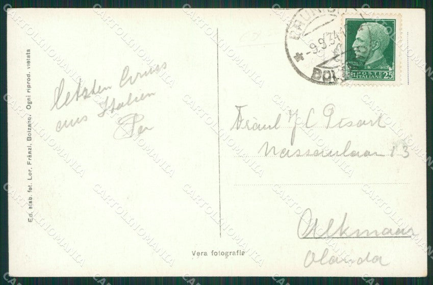 Bolzano Brunico Foto cartolina ZK5188 – retro
