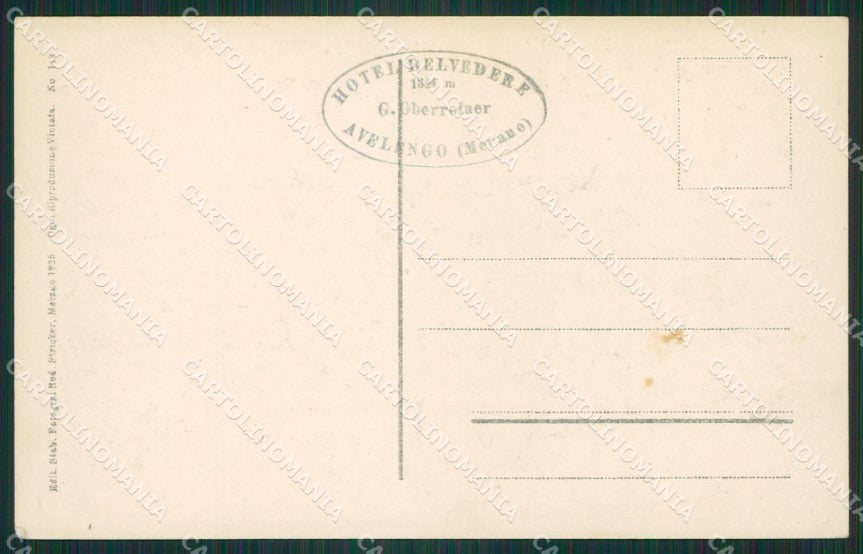 Bolzano Merano Teleferica Avelengo Foto cartolina ZK5189 – retro