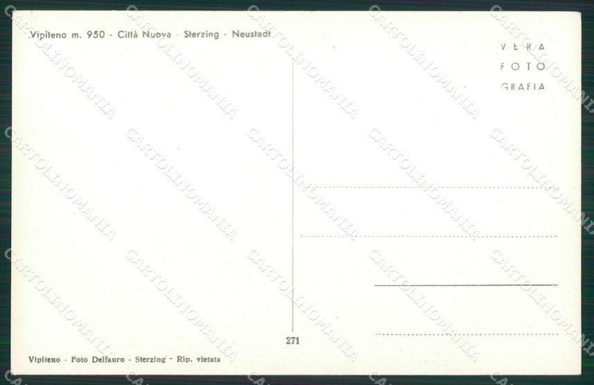 Bolzano Vitipeno Foto cartolina ZK5194 – retro