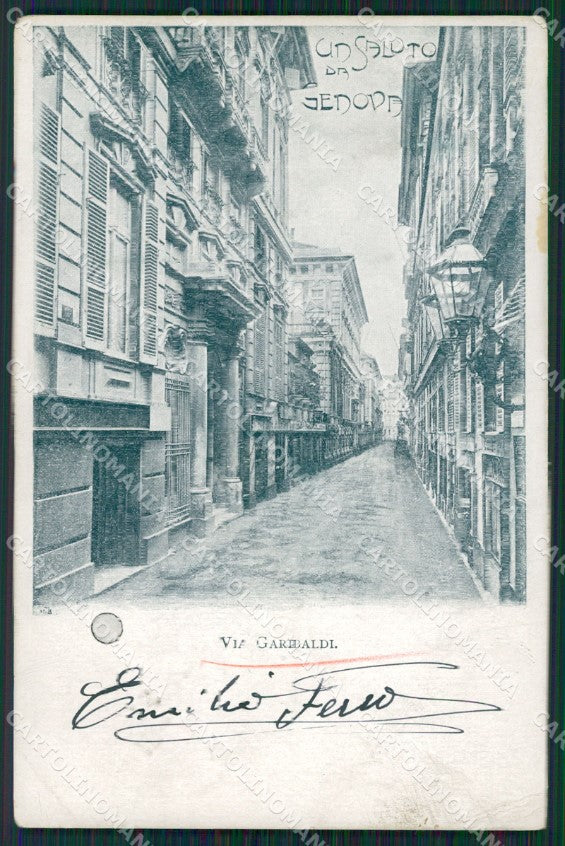 Genova Città Saluti da cartolina ZK5211 – fronte