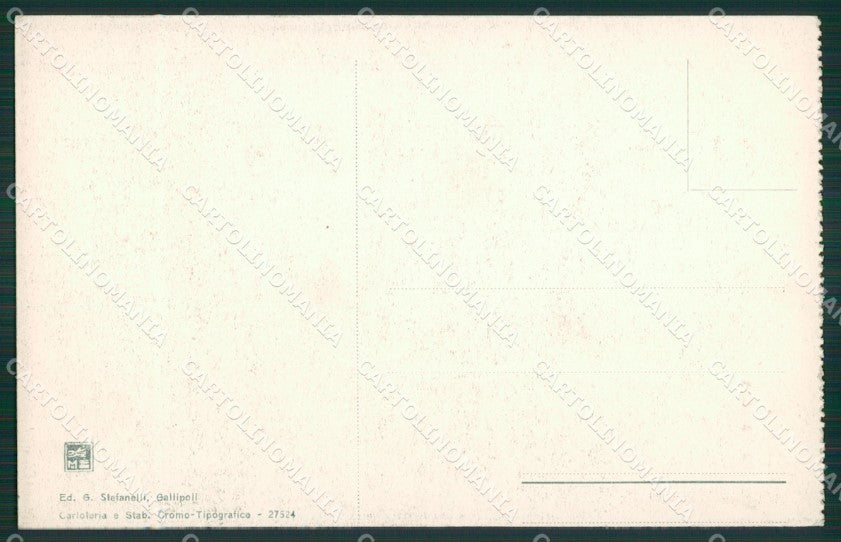 Lecce Gallipoli cartolina ZK5215 – retro