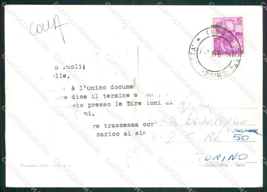 Siena Chiusi Saluti da COLLA Foto FG cartolina ZK5233 – retro
