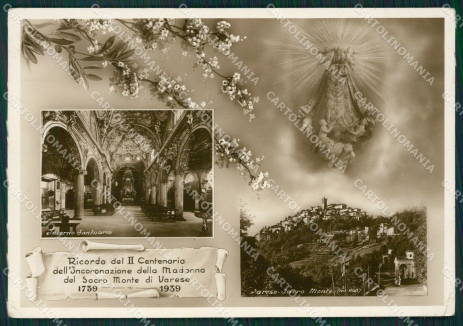 Varese Sacro Monte Modonna di PIEGHINA Foto FG cartolina ZK5243 – fronte