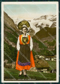 Aosta Gressoney Costumi Foto FG cartolina ZK5248 – fronte