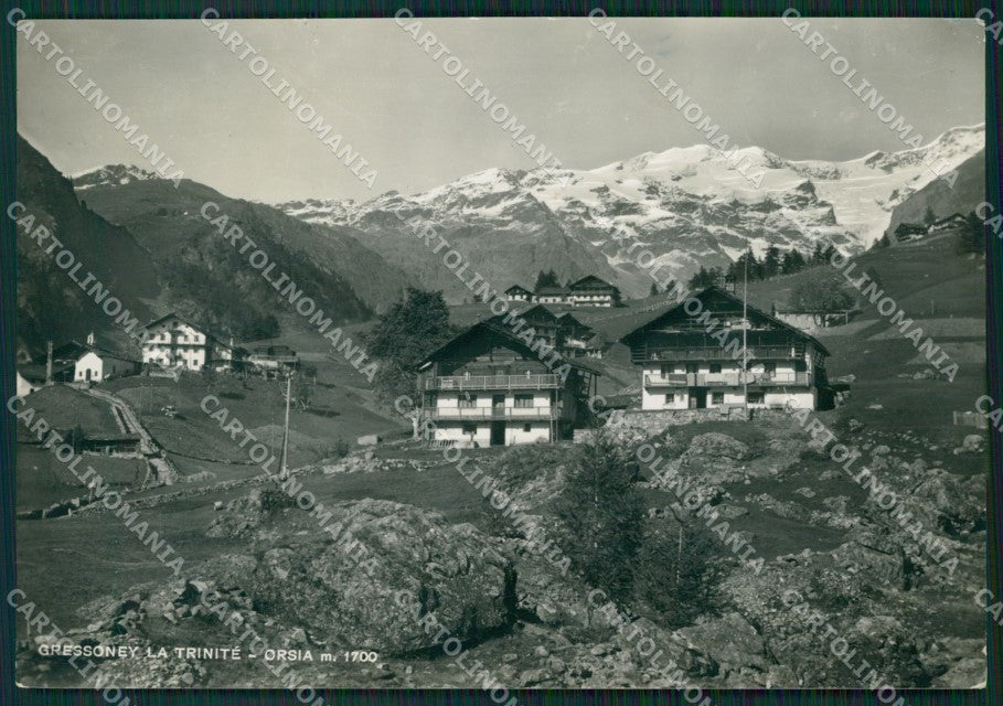 Aosta Gressoney La Trinitè Orsia Foto FG cartolina ZK5252 – fronte