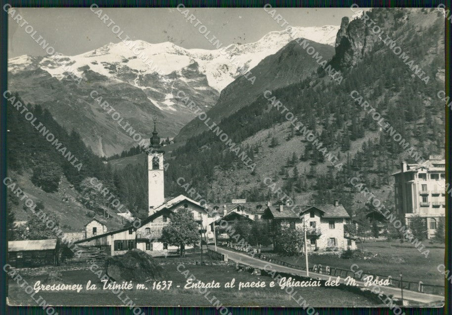 Aosta Gressoney La Trinitè Monte Rosa Foto FG cartolina ZK5253 – fronte