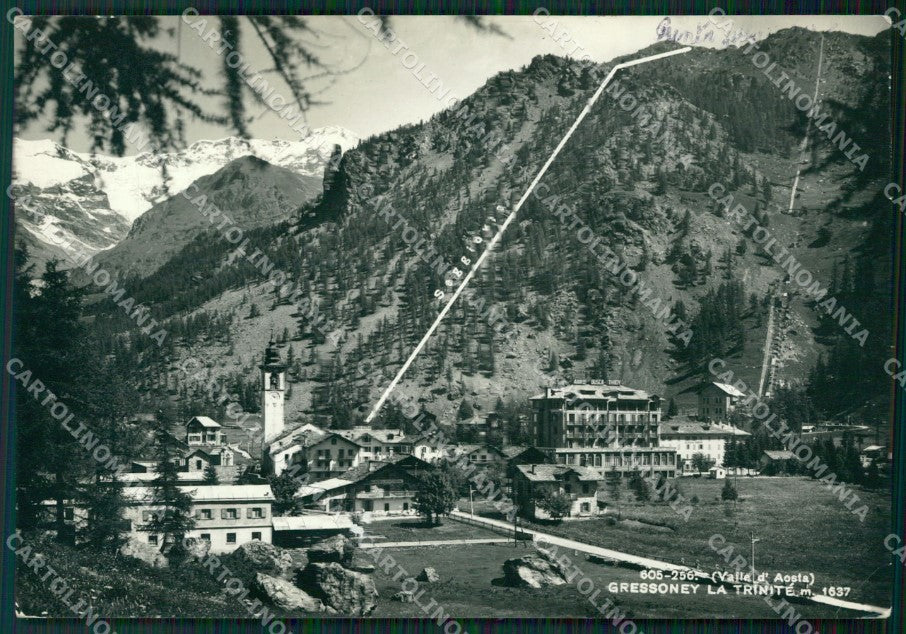Aosta Gressoney La Trinitè Seggiovia Foto FG cartolina ZK5254 – fronte