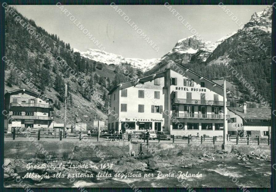 Aosta Gressoney La Trinitè Foto FG cartolina ZK5258 – fronte
