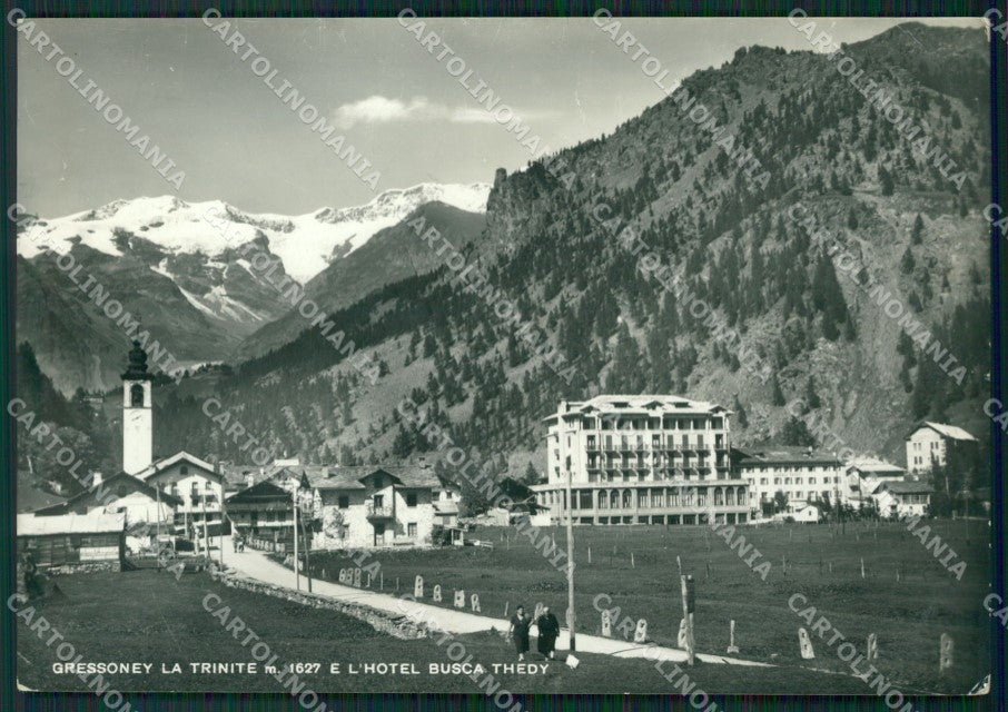 Aosta Gressoney La Trinitè Foto FG cartolina ZK5259 – fronte