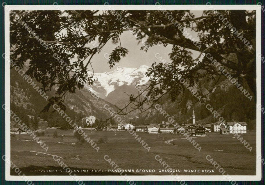 Aosta Gressoney Saint Jean Monte Rosa Foto FG cartolina ZK5261 – fronte