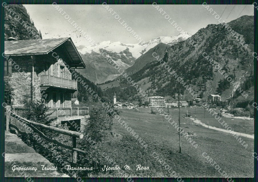 Aosta Gressoney La Trinitè Monte Rosa Foto FG cartolina ZK5267 – fronte