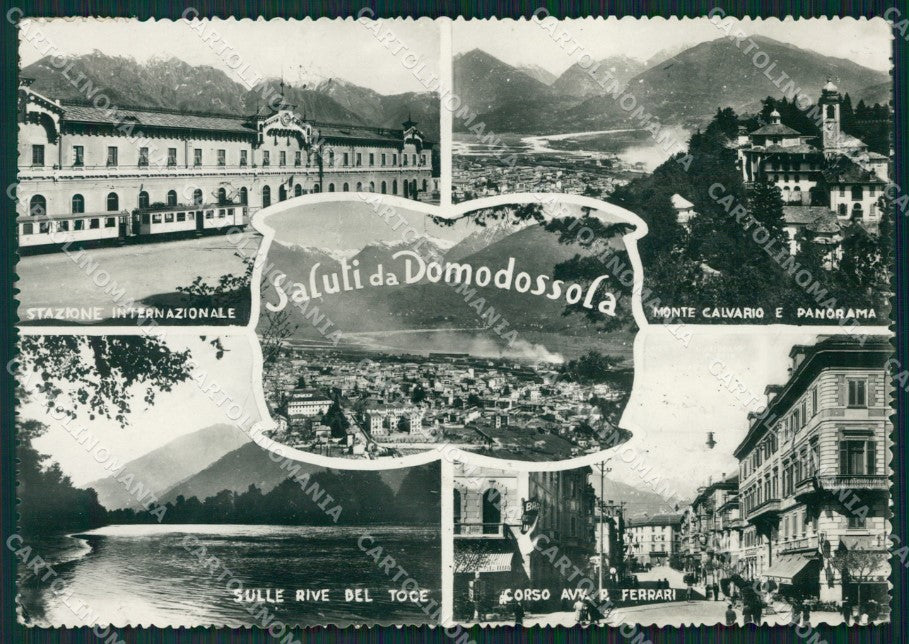 Verbania Domodossola Saluti da Stazione Tram Foto FG cartolina ZK5272 – fronte