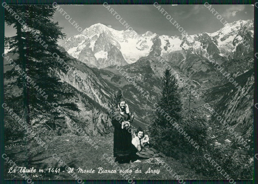 Aosta La Thuile Costumi Foto FG cartolina ZK5282 – fronte