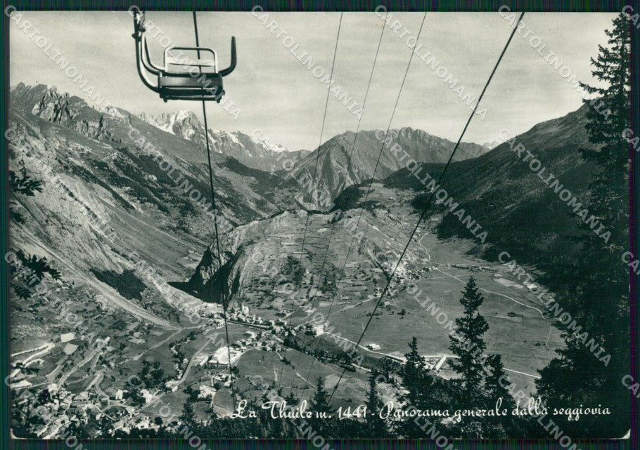Aosta La Thuile Seggiovia Foto FG cartolina ZK5287 – fronte