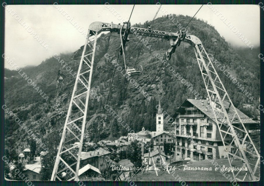 Aosta Valtournanche STRAPPINO Seggiovia Foto FG cartolina ZK5288 – fronte