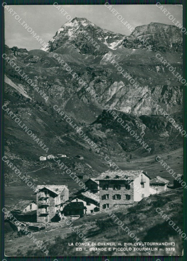 Aosta Valtournanche Cheneil Foto FG cartolina ZK5291 – fronte