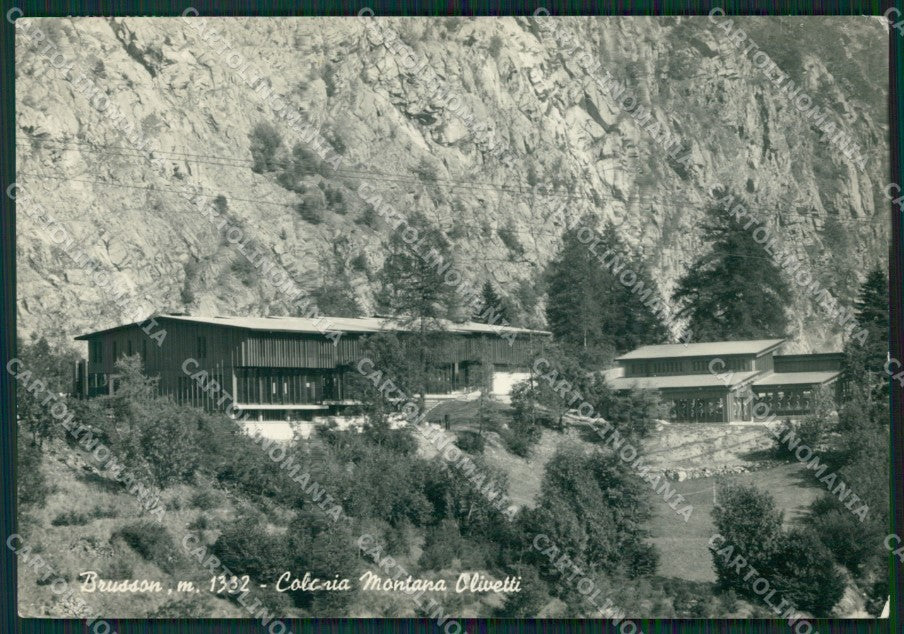 Aosta Brusson Foto FG cartolina ZK5296 – fronte