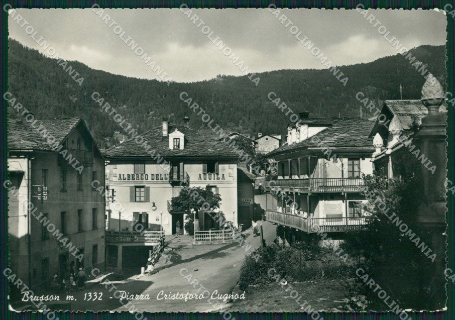 Aosta Brusson Foto FG cartolina ZK5298 – fronte