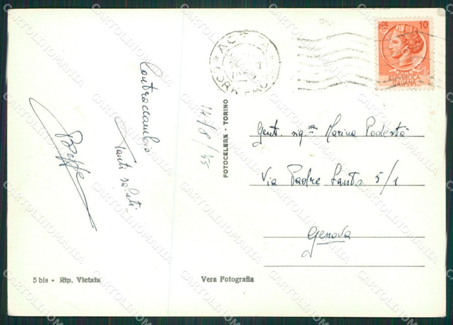Aosta Saint Vincent Costumi PIEGHINA Foto FG cartolina ZK5310 – retro