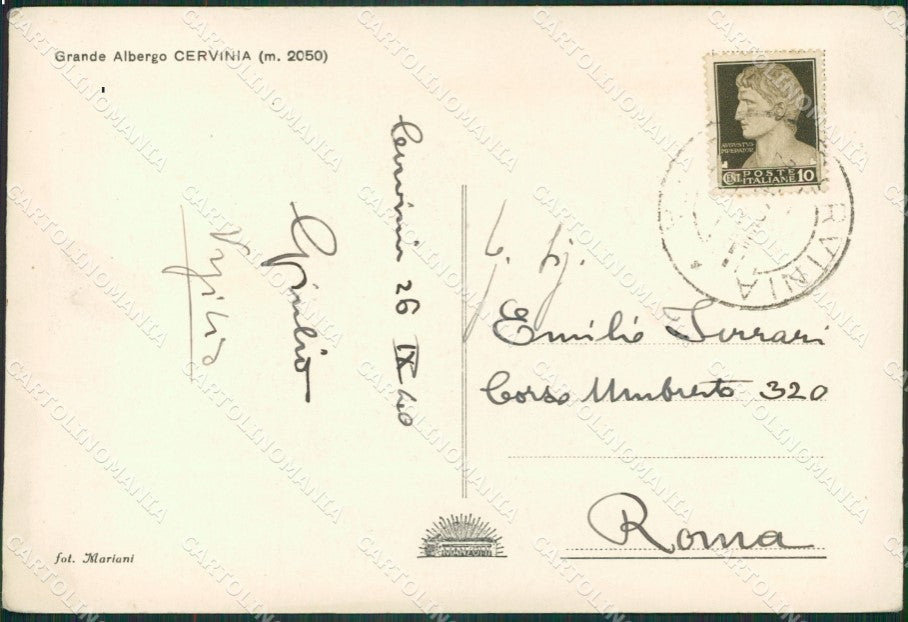 Aosta Valtournanche Cervinia Foto FG cartolina ZK5320 – retro
