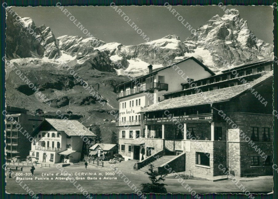 Aosta Valtournanche Cervinia Foto FG cartolina ZK5321 – fronte