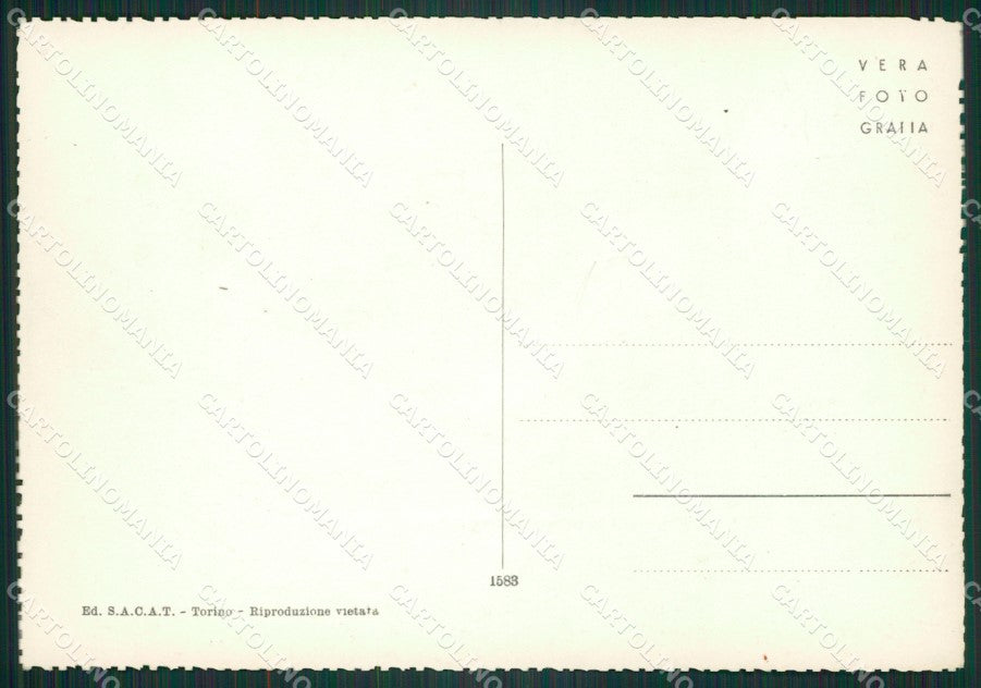 Aosta Courmayeur Verrand Mucche Foto FG cartolina ZK5333 – retro