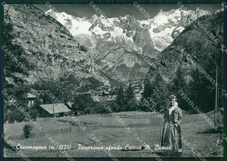 Aosta Courmayeur Costumi Foto FG cartolina ZK5340 – fronte
