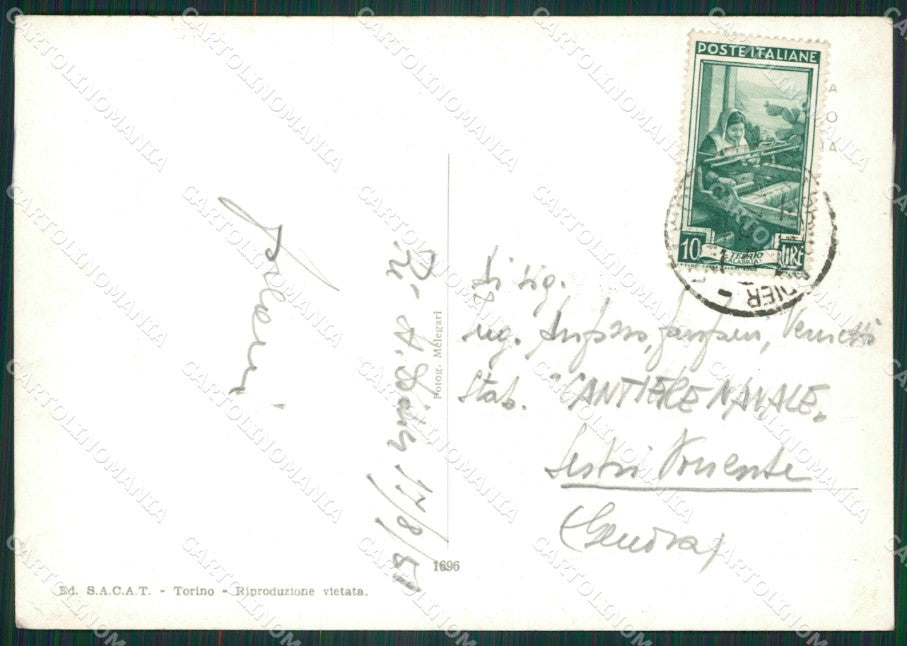 Aosta Courmayeur Purtud Ghiacciaio Della Brenva Foto FG cartolina ZK5343 – retro