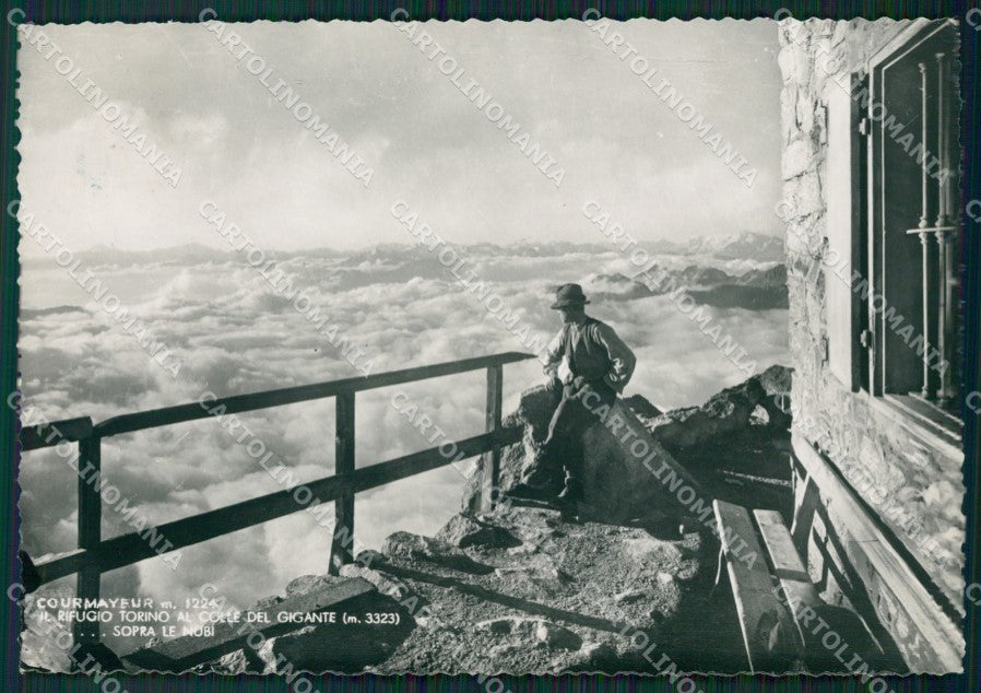 Aosta Courmayeur Rifugio Torino Foto FG cartolina ZK5345 – fronte