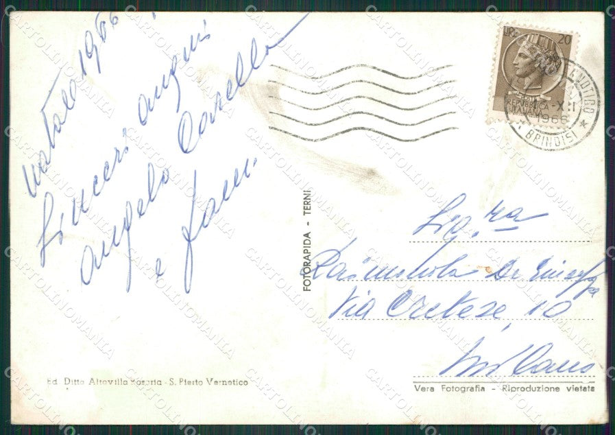 Brindisi San Pietro Vernotico Auto Foto FG cartolina ZK5383 – retro