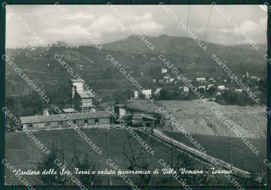 Teramo Villa Vomano PIEGHINE Foto FG cartolina ZK5419 – fronte