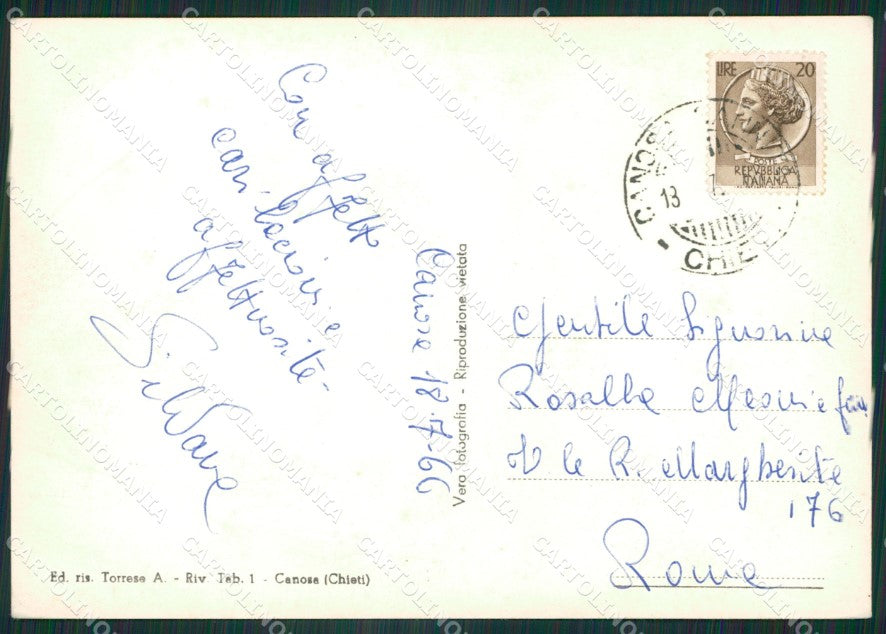 Bari Barletta Canosa Corriera Foto FG cartolina ZK5440 – retro