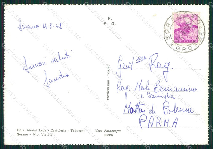 Grosseto Sorano Poste Banca Foto FG cartolina ZK5450 – retro