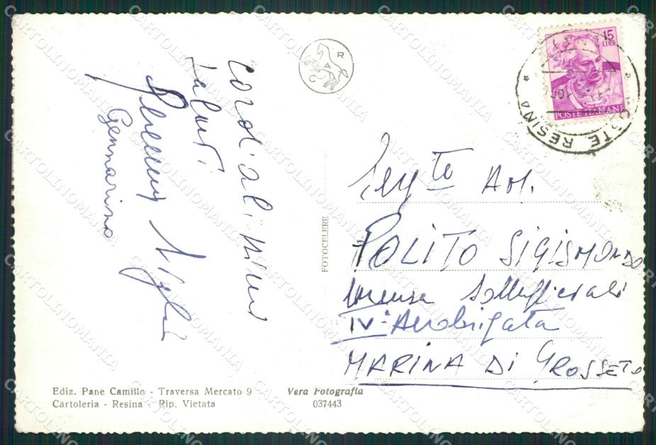 Perugia Resina Foto FG cartolina ZK5463 – retro