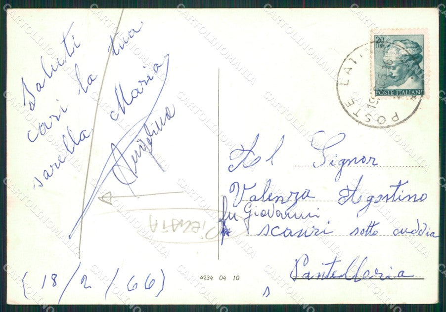 Latina Città PIEGATA Foto FG cartolina ZK5468 – retro