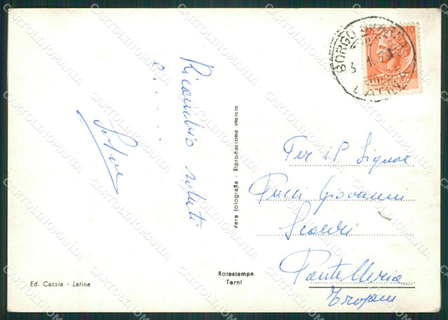 Latina Città Foto FG cartolina ZK5469 – retro