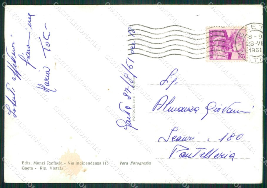 Latina Gaeta Saluti da Foto FG cartolina ZK5479 – retro