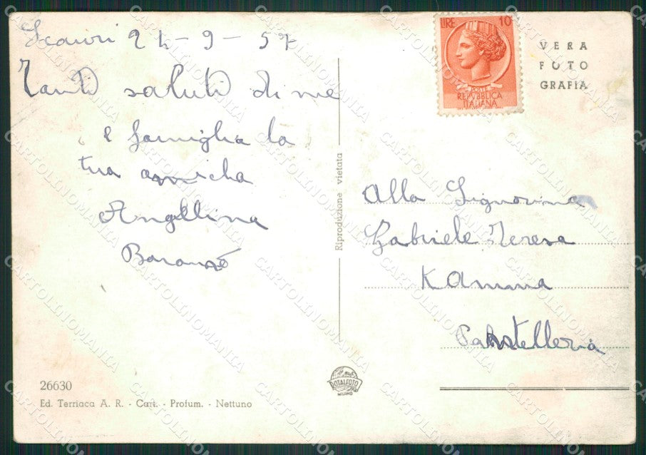 Roma Nettuno Foto FG cartolina ZK5495 – retro