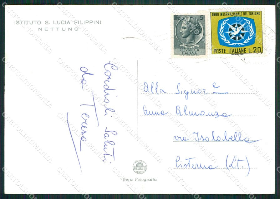 Roma Nettuno Foto FG cartolina ZK5496 – retro