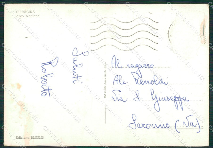 Latina Terracina ABRASA Foto FG cartolina ZK5497 – retro