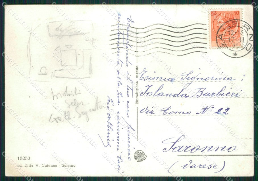 Salerno Città Foto FG cartolina ZK5506 – retro