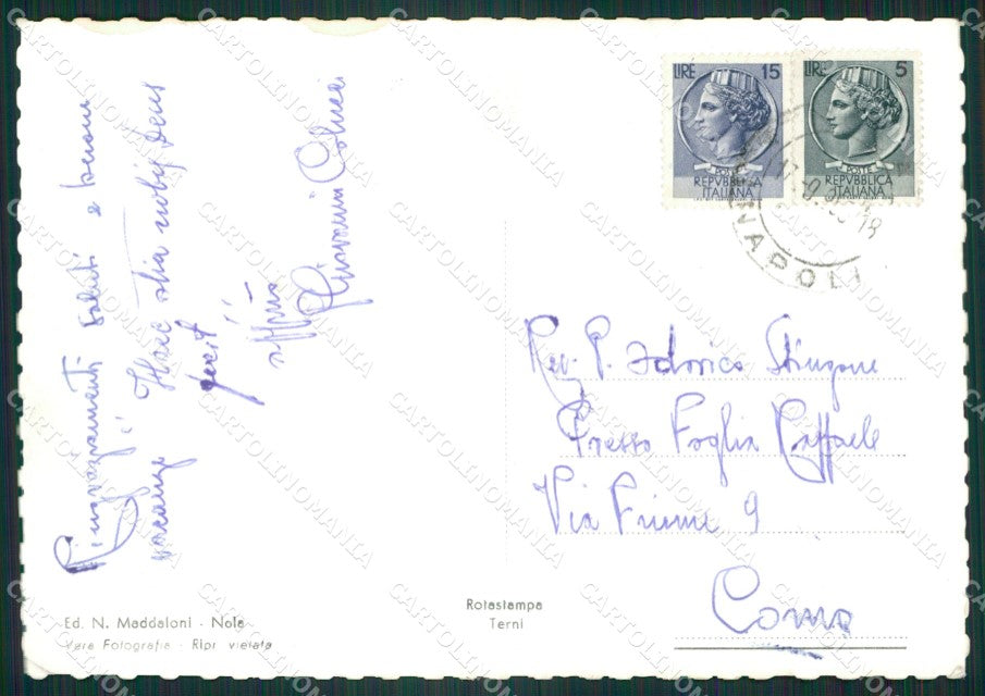 Napoli Nola Foto FG cartolina ZK5509 – retro
