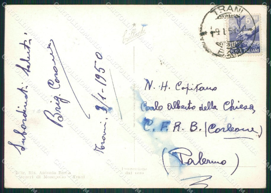 Bari Trani Foto FG cartolina ZK5512 – retro