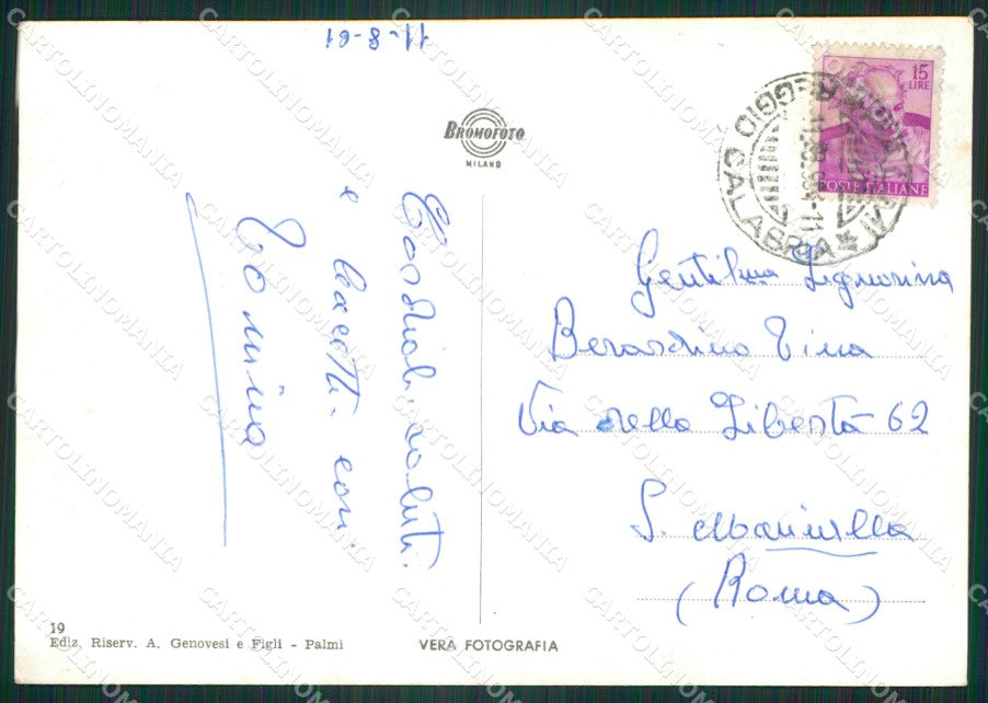 Reggio Calabria Palmi Foto FG cartolina ZK5519 – retro