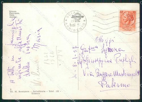 Agrigento Sciacca Foto FG cartolina ZK5521 – retro