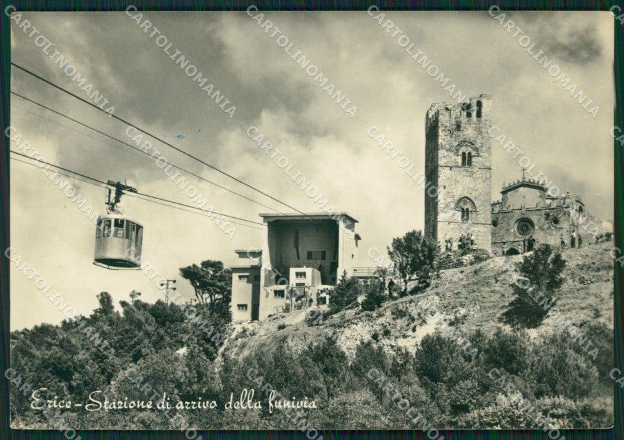 Trapani Erice Funivia Foto FG cartolina ZK5525 – fronte