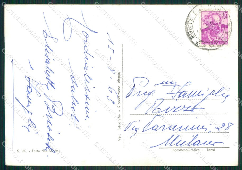 Lucca Forte dei Marmi Foto FG cartolina ZK5551 – retro