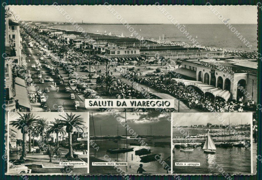 Lucca Viareggio Saluti da Foto FG cartolina ZK5556 – fronte